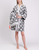 RRP €430 OFF-WHITE HOME Terry Bath Robe & Large Towel Set Size L-XL Arrow Logo gallery photo number 3