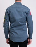 RRP€645 DSQUARED2 Shirt IT46 US36 S Scout Patches Long Sleeve Made in Italy gallery photo number 7