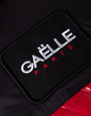 RRP €250 GAELLE PARIS Puffer Jacket IT40 US4 UK8 S Logo Detachable Hood Wet Look gallery photo number 9