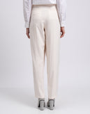 RRP€1088 SALVATORE FERRAGAMO Silk Pleated Trousers IT42 US6 UK10 M Made in Italy gallery photo number 7