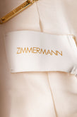 RRP€1510 ZIMMERMANN Silk & Wool Blazer Jacket AU2 US8 M Shoulder Pads Lined gallery photo number 5