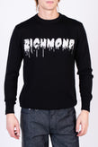 RRP€250 JOHN RICHMOND Jumper Size XXL Wool Blend Medium Knit Ribbed Edges gallery photo number 2