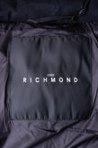 RRP €450 JOHN RICHMOND Quilted Jacket IT50 US40 M Logo Padded Print High Neck gallery photo number 10