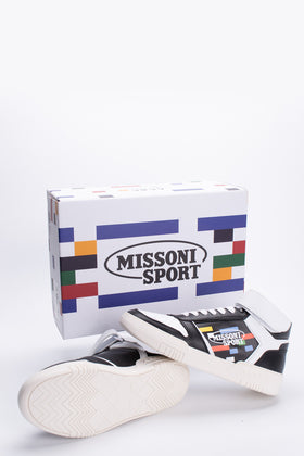 RRP€405 MISSONI SPORT x ACBC Sneakers US8.5 UK8 EU42 Logo Terrycloth Lining gallery photo number 1