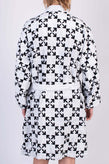 RRP€275 OFF-WHITE HOME Jacquard Bath Robe Size L / XL Arrow Pattern Belted gallery photo number 7