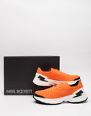 RRP€440 NEIL BARRETT BOLT Knitted Sneakers US11 EU44 UK10 Thick Sole Lace Up gallery photo number 1