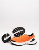 RRP€440 NEIL BARRETT BOLT Knitted Sneakers US11 EU44 UK10 Thick Sole Lace Up gallery photo number 4