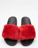 RRP€475 GIVENCHY Mink Fur Slide Sandals US6 UK3 EU36 Footbed Made in Italy gallery photo number 3