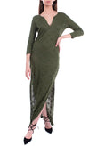 RRP€275 MAJESTIC FILATURES Linen Knitted Maxi Dress Size 1 S Cannabis Embroidery gallery photo number 1