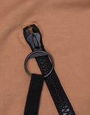 RRP€130 TAKESHY KUROSAWA Full Zip Hoodie Size XL Beige Coated Logo Made in Italy gallery photo number 9