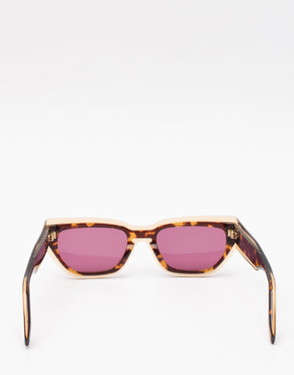 RRP€150 MCQ ALEXANDER McQUEEN Geometric Sunglasses Tortoise Shell Tinted Lenses gallery photo number 5