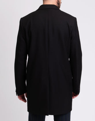 RRP €1950 DOLCE & GABBANA Wool Walker Coat IT48 US38 M Black Lined Made in Italy gallery photo number 7