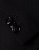 RRP €1950 DOLCE & GABBANA Wool Walker Coat IT48 US38 M Black Lined Made in Italy gallery photo number 9