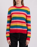 RRP€262 CHINTI & PARKER Jumper Size M Striped Medium Knit Round Collar gallery photo number 5