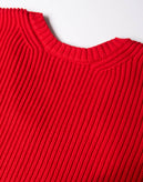 RRP€320 CHINTI & PARKER Pullover Jumper Size M Red Side Slit V-Neck Made in UK gallery photo number 8