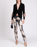 RRP €980 GUCCI Jeans W25 Embroidered Flower Bleached Dirty Look Low Waist gallery photo number 2