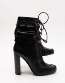 RRP €1145 TOM FORD Leather Ankle Boots EU36 UK3 US6 Fringe Heel Made in Italy gallery photo number 3