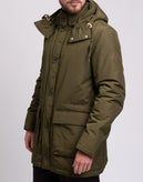 RRP €520 HOLUBAR Jacket EU 4 L / US M TEFLON Padded Green Removable Hood gallery photo number 6