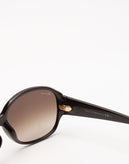 RRP€350 GUCCI GG3623/K/S Round Sunglasses GG Logo Leather Trim Gradient Lenses gallery photo number 7