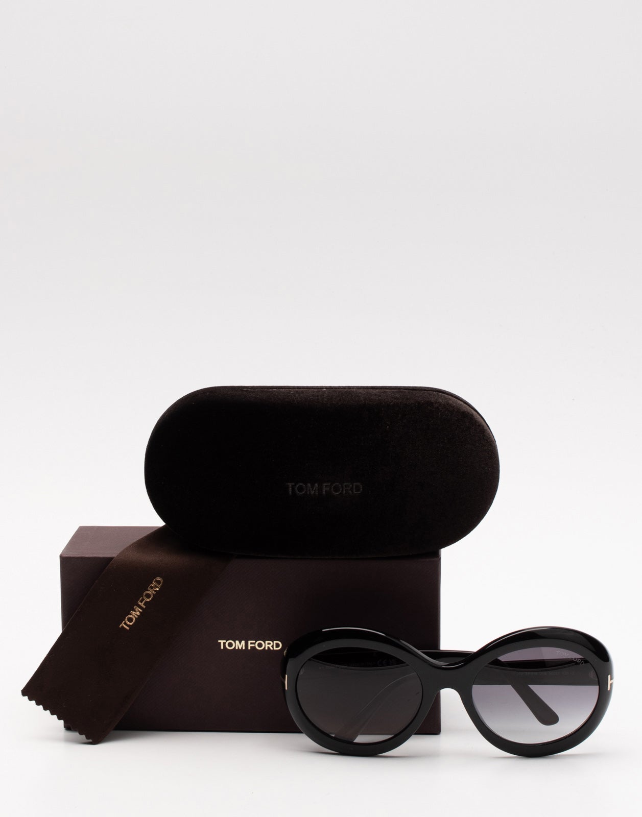 RRP€290 TOM FORD Liya-02 Oversized Sunglasses Anti-Reflective Made in Italy gallery main photo