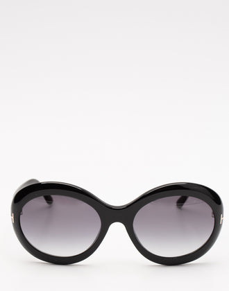 RRP€290 TOM FORD Liya-02 Oversized Sunglasses Anti-Reflective Made in Italy gallery photo number 2