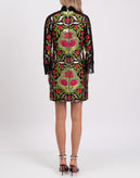 RRP €3980 GUCCI Brocade Mini Dress IT38 US2 UK6 XS Silk Blend Floral Tulle Bow gallery photo number 7