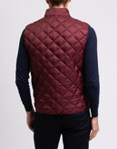 RRP€250 MICHAEL KORS Ripstop Quilted Vest Size L Red Water Repellent High Neck gallery photo number 7