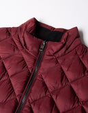 RRP€250 MICHAEL KORS Ripstop Quilted Vest Size L Red Water Repellent High Neck gallery photo number 9