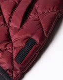 RRP€250 MICHAEL KORS Ripstop Quilted Vest Size L Red Water Repellent High Neck gallery photo number 10