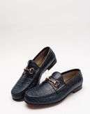 RRP €2780 GUCCI Leather Loafer Shoes US8.5 UK8 EU42 Horsebit Made in Italy gallery photo number 1