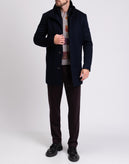 RRP €2135 PAUL & SHARK YACHTING 100% Cashmere Baize Coat Size L Rabbit Fur gallery photo number 1