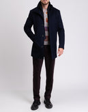 RRP €2135 PAUL & SHARK YACHTING 100% Cashmere Baize Coat Size L Rabbit Fur gallery photo number 2