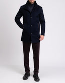 RRP €2135 PAUL & SHARK YACHTING 100% Cashmere Baize Coat Size L Rabbit Fur gallery photo number 3