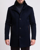 RRP €2135 PAUL & SHARK YACHTING 100% Cashmere Baize Coat Size L Rabbit Fur gallery photo number 5