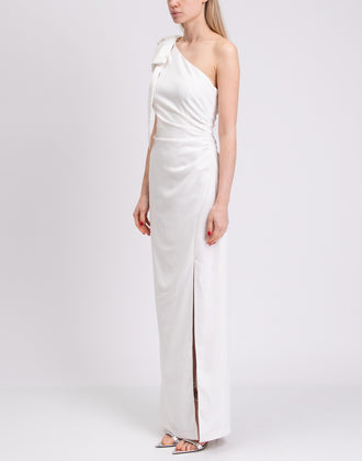 RRP €430 ML MONIQUE LHUILLIER x BHLDN Wedding Dress US16 UK20 XXL One Shoulder gallery photo number 6