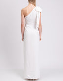 RRP €430 ML MONIQUE LHUILLIER x BHLDN Wedding Dress US16 UK20 XXL One Shoulder gallery photo number 7