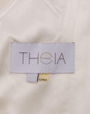 RRP€1672 THEIA Wedding Gown US0 UK4 XXS Ivory Lace-Up Sides Train Back V-Neck gallery photo number 6