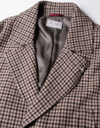 RRP €4935 BRUNELLO CUCINELLI Cashmere & Wool Coat IT46 US34 XS Houndstooth gallery photo number 9