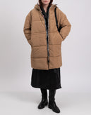 RRP€885 JUST CAVALLI Quilted Coat IT38 US2 UK6 XS Beige Suspenders Hooded gallery photo number 3