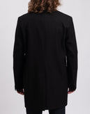 RRP€1950 DOLCE & GABBANA Wool Flannel Coat IT50 US40 L Black Lined Made in Italy gallery photo number 7