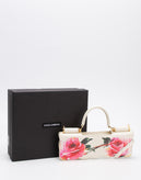 RRP€495 DOLCE & GABBANA Dauphine Leather Interchangeable Flap For Bag Roses gallery photo number 1