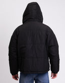 RRP€680 JUST CAVALLI Puffer Jacket IT48 US38 M Padded Brushed Print Hooded gallery photo number 7