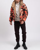 RRP€710 JUST CAVALLI Quilted Jacket IT46 US36 S Padded Printed Removable Hood gallery photo number 3