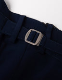 RRP €990 GUCCI Wool Flat Front Trousers IT50 US40 L Blue Cropped Made in Italy gallery photo number 9