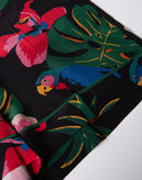 RRP €1080 VALENTINO Silk Crepe Shorts Size M Floral & Parrot Made in Italy gallery photo number 7