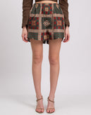 RRP €559 ETRO Silk Taffeta Shorts IT42 US6 UK10 M Elastic Waist Made in Italy gallery photo number 3