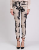 RRP €980 GUCCI Jeans W25 Embroidered Flower Bleached Dirty Look Low Waist gallery photo number 5