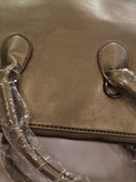 SECRET PON-PON Tote Bag Quilted Metallic PVC Leather Closure gallery photo number 10