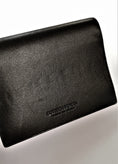 RRP€390 BOTTEGA VENETA Leather Mini Flap Wallet Black Card Pockets Elastic Strap gallery photo number 7