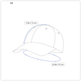 NEW ROCK ORIGINAL Baseball Cap One Size Embroidered Logo Curved Peak Two Tone gallery photo number 5